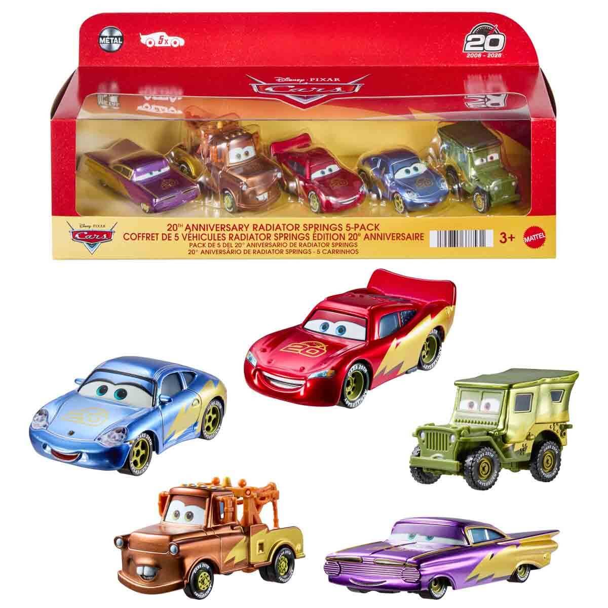 Cars 20. Yıl Dönümü Kutlama Yarışı Radyatör Kasabası 5'li Paket JMJ85