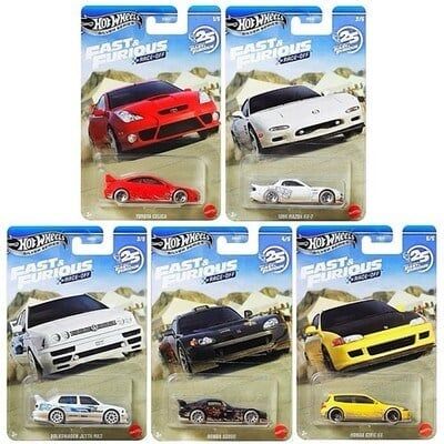 Hot Wheels Fast&Furious Race Off Beşli Set HNR88-979P