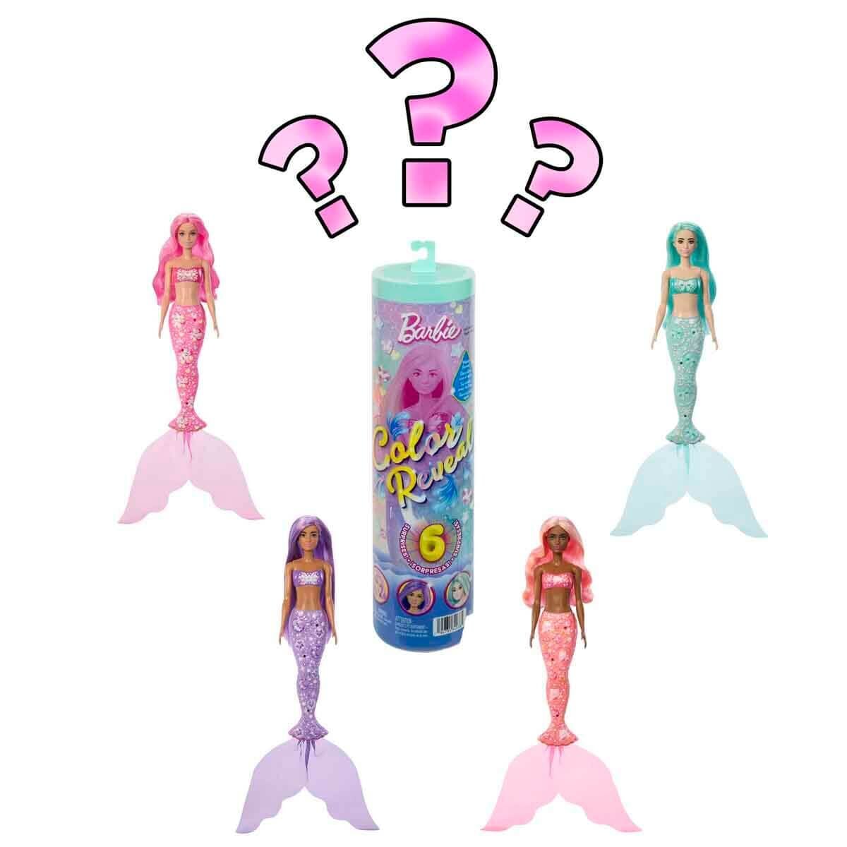 Barbie Color Reveal Renk Değiştiren Bebek Serisi Sürpriz Paket JMW61