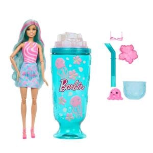 Barbie Barbie Pop Reveal Atıştırmalık Serisi Denizanası Yeşil JKF62